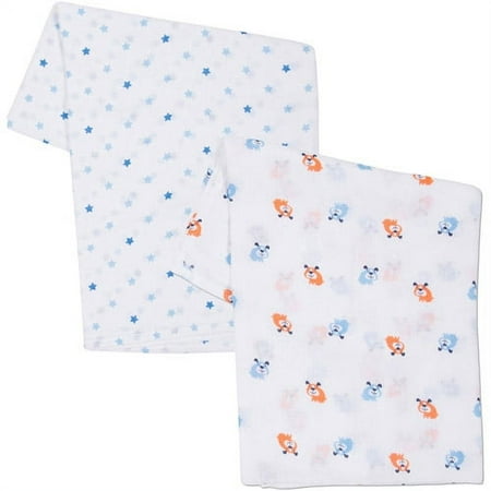Gerber 2pk Swaddle Blanket - Boy