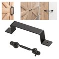 Sliding Barn Pull Door Handle Heavy Duty Garden Gate Garage With Latch