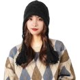 thumbnail image 2 of Gorro peruano para mujer, gorro de punto de ganchillo Laplander con borlas, gorro de aviador con lóbulo de la oreja, gorro de invierno cálido con solapa y calavera, 2 of 4