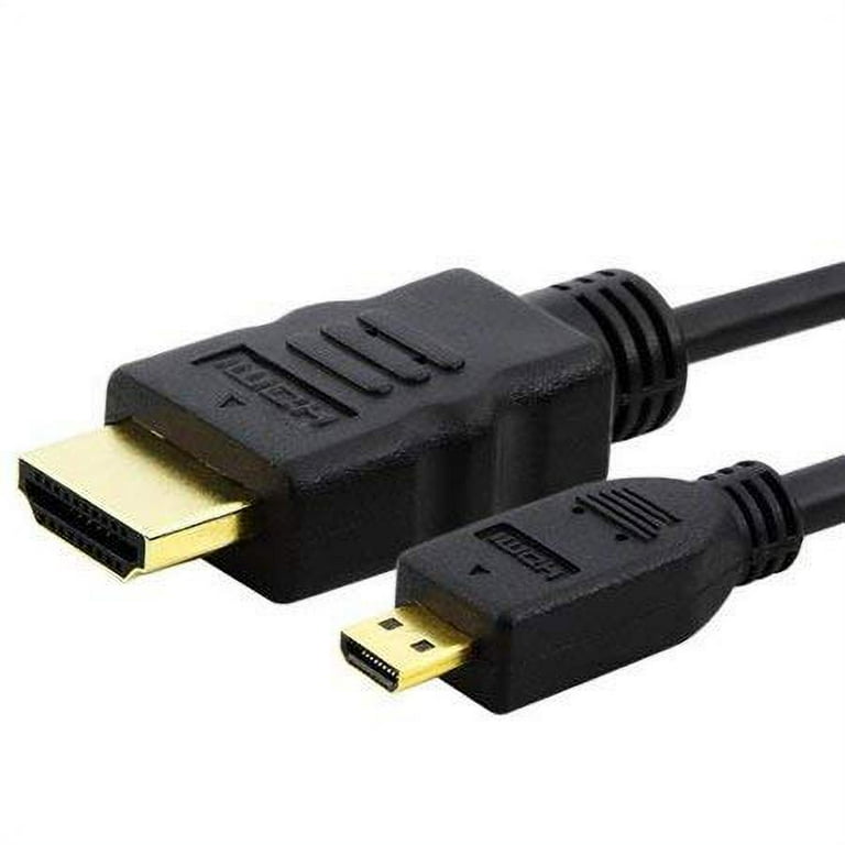 MYKOMI Extra Long 10 Foot Micro HDMI HD Video Cable for GoPro and