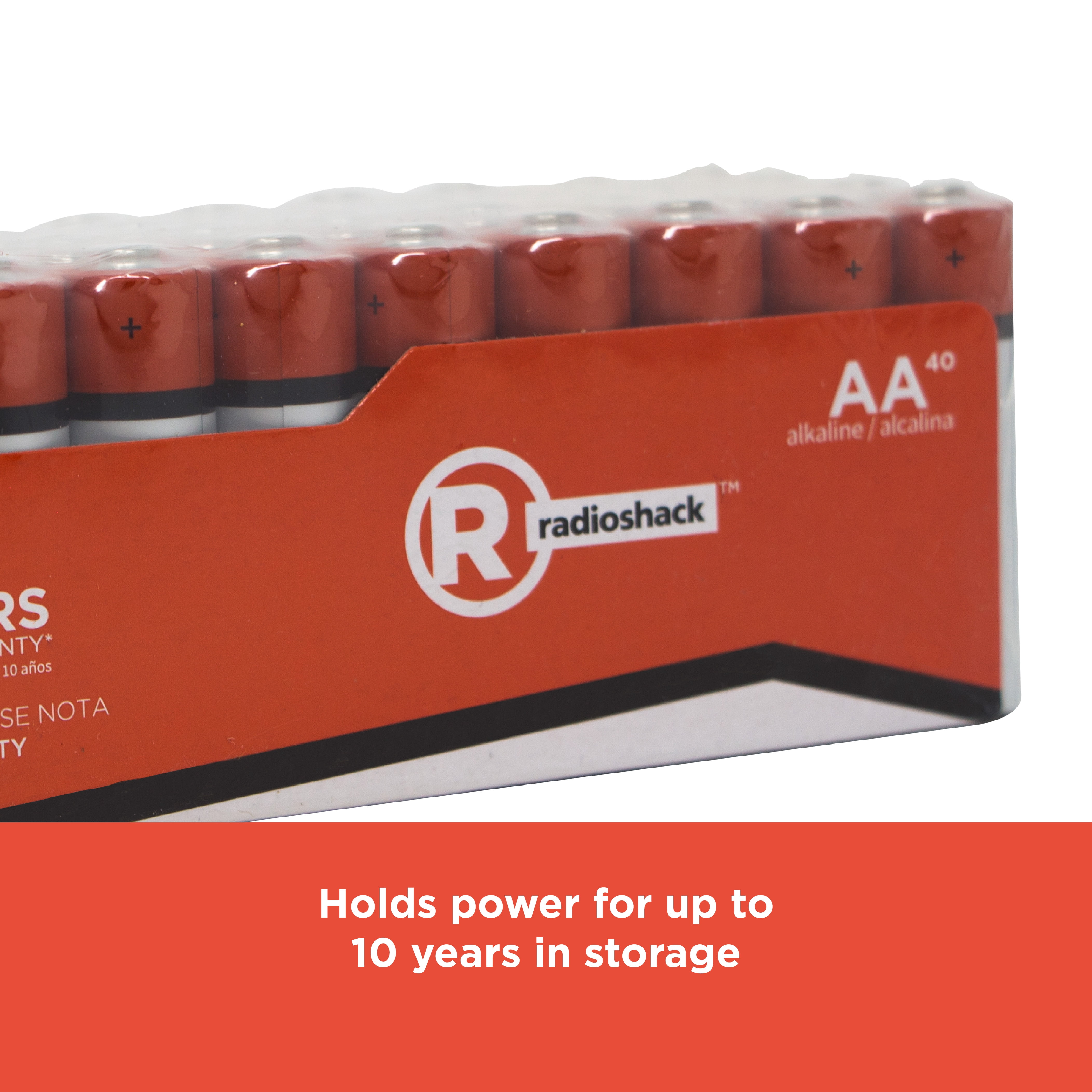 RadioShack 40 Pack Alkaline Batteries AA