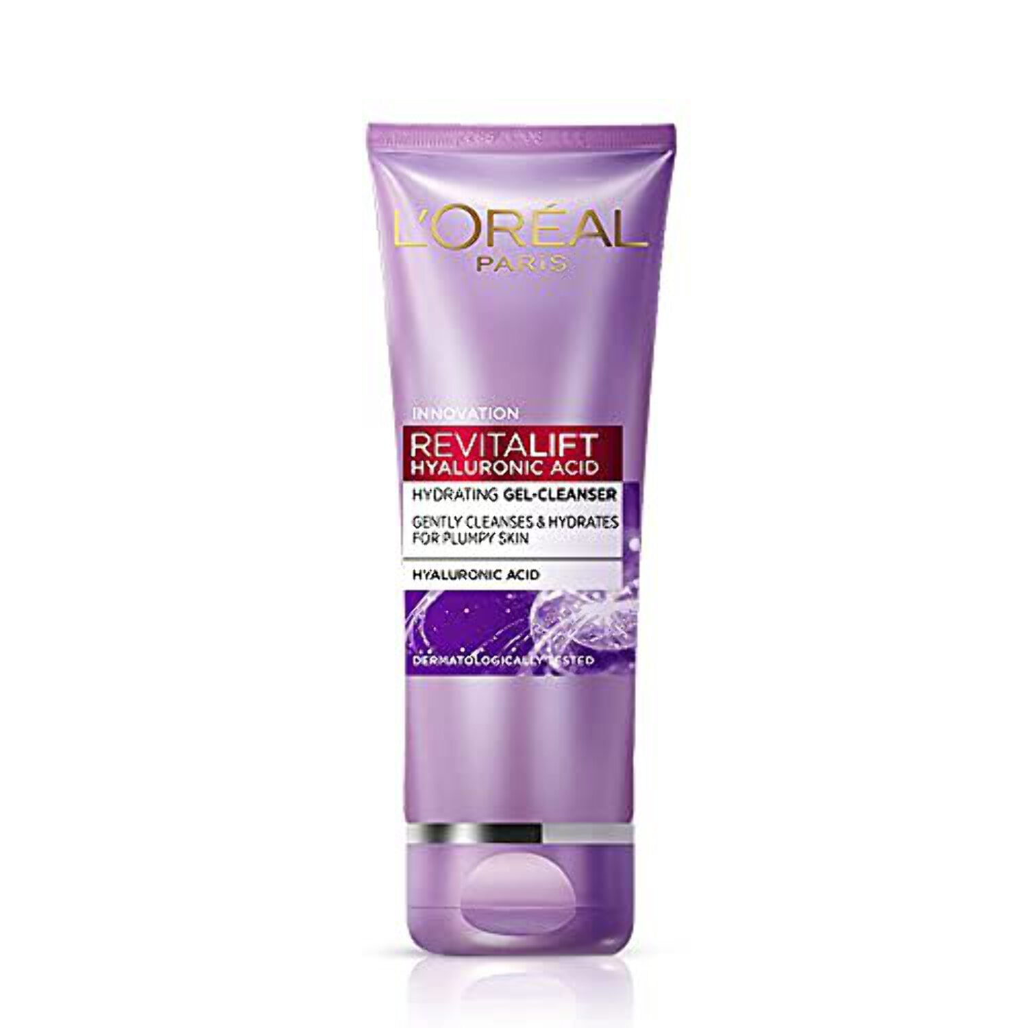 L'Oreal Paris Revitalift Hyaluronic Acid Hydrating Gel Cleanser, 50 ml | Gentle Facewash for women | Cleanses impurities  makeup residue 50ml