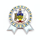 thumbnail image 1 of Las Islas Salomón emblema nacional Insignia broche Medalla ganadora, 1 of 3