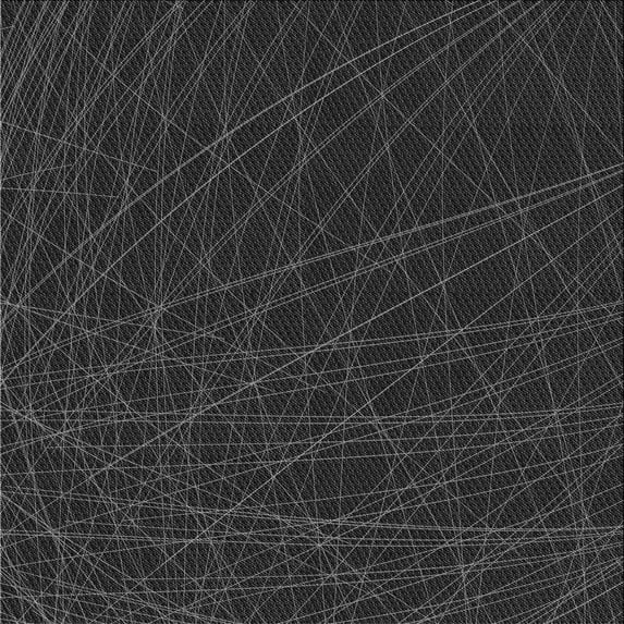 Ahgly Company Indoor Square Patterned Midnight Gray Area Rugs, 7' Square