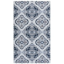 Rugsmith Black Machine Woven Valencia Anti-Fatigue Kitchen Mat, 20" x 36"