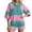 A3-Dark Green, variant on Lkhaha Womens Workout 2 Piece Outfits Striped Lounge Set Oversized Matching Top and Shorts Tracksuits Yellow L