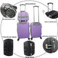 thumbnail image 3 of Set 3 Maletas De Viaje Carry On 10 Kgs Equipaje De Mano Ruedas Desmontables Cabina Avion, 3 of 5