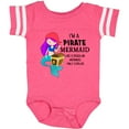thumbnail image 3 of Inktastic I'm a Pirate Mermaid-like a Regular Mermaid, Only Cooler Boys or Girls Baby Bodysuit, 3 of 5