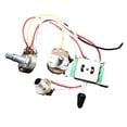 thumbnail image 3 of Arnés de cableado para guitarra eléctrica, precableado, potenciómetro, control de volumen y tono. 5 vías, 3 of 9