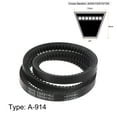 thumbnail image 2 of Uxcell A-914 V Belts Drive Belt 914mm Inner Girth EPDM for Power Transmission 2 Pack, 2 of 6