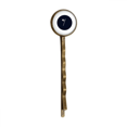 thumbnail image 1 of Musica octavo resto negro blanco EsES Broche de metal retro, 1 of 3
