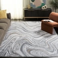 thumbnail image 2 of SAFAVIEH Prestige Rionach Abstract Area Rug, Ivory/Gray, 6'7" x 6'7" Square, 2 of 6
