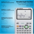 thumbnail image 3 of Calculadora científica Nadex con funciones gráficas plateada, 3 of 9
