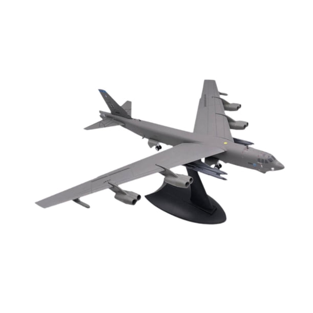 Modelo B52 a escala 1/200 con soporte de exhibición, colección de aviación conmemorativa, modelo de avión en miniatura para dormitorio y