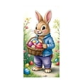 thumbnail image 2 of Weloille Easter Door Cover Decoration, 35 x 71 Inch Festive Pattern Door Curtain, Reusable Washable Fabric Door Banner, Holiday Decor for Front Door, Entryway, Living Room and Party Backdrop, 2 of 6