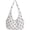 White, variant on Hsqqdc 1pc Black Polka Dot PU Tote Bag Women Large Capacity Shoulder Handbag for Work Commuting Shopping