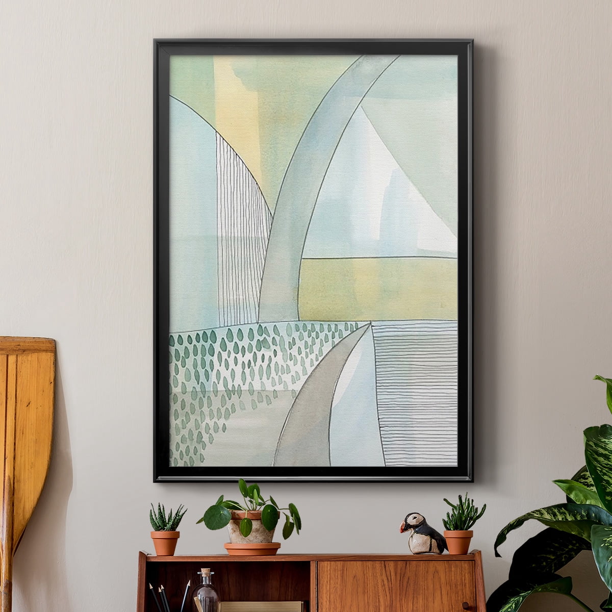 Mint Reflection II Premium Framed Print, in Gold, Black, or Silver - Ready to Hang