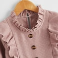 thumbnail image 5 of Autumn Princess Infant Baby Girls Dress Ruffles Long Sleeve A-line Casual Dress Children Clothing, 5 of 7