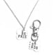 thumbnail image 3 of Dueño de aleación y pareja de mascotas, hueso de perro, 2 collares de empalme, cadena con etiqueta para perro, 2 colgantes divididos, 3 of 8
