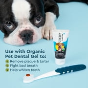 RADIUS Soft Bristle Organic Pet Toothbrush for Dogs and Cats