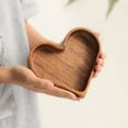 thumbnail image 6 of Wooden Bowl Heart Shaped Acacia Wood Bowl, Serving Snack Bowl, Rustic Centrepiece for Dining Table, Dipping Bowl, Handmade Serving Dishes, 6 of 9