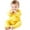 #0226-Yellow, variant on Cowsor Baby Boy Girl Solid Color One Piece Romper Jumpsuit Outfits Clothes