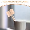 thumbnail image 5 of EXHUMKY Assorted Color 50Pcs Toothbrush Head Covers for Maintenance, 5 of 5