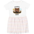 thumbnail image 3 of Inktastic Happy Groundhog Day Cute Girls Toddler Dress, 3 of 5