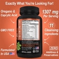 thumbnail image 5 of Candi Cleanse Support Supplement Pills - Anti Overgrowth Supplements for Women & Men - Extra Strength Balance Control Probiotic Complex Cleanser - Natural Oral Herbal Oregano & Caprylic Acid Capsules, 5 of 5