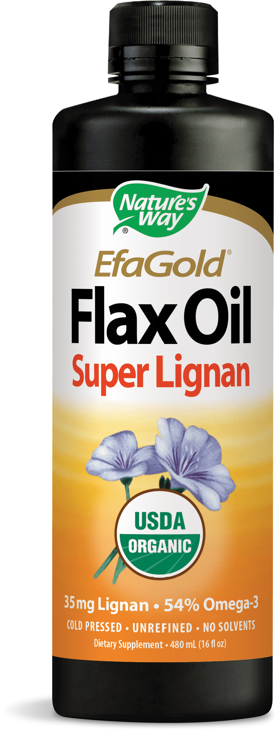 Nature's Way EfaGold Flax Oil Liquid, 24 Fl Oz