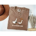 thumbnail image 2 of Off To Follow Jesus Shirt – Funny Christian Goose T-Shirt, Faith-Based Graphic Tee, Cute Bible Verse Gift for Women & Men, 2 of 6