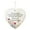 F, variant on Homesteed Friendship Heart Ornaments Keepsake Gift for True Friends Christmas Tree Decorations 3.2 Inch Acrylic Heart Ornament