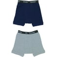 thumbnail image 5 of ToBeInStyle Boy's Pack of 3 Assorted Cotton Boxer Briefs - Medium, 5 of 7