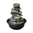 thumbnail image 1 of Mini fuente de mesa de cascada con luz perfecl, 1 of 8