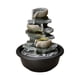 thumbnail image 1 of Mini fuente de mesa de cascada con luz perfecl, 1 of 8