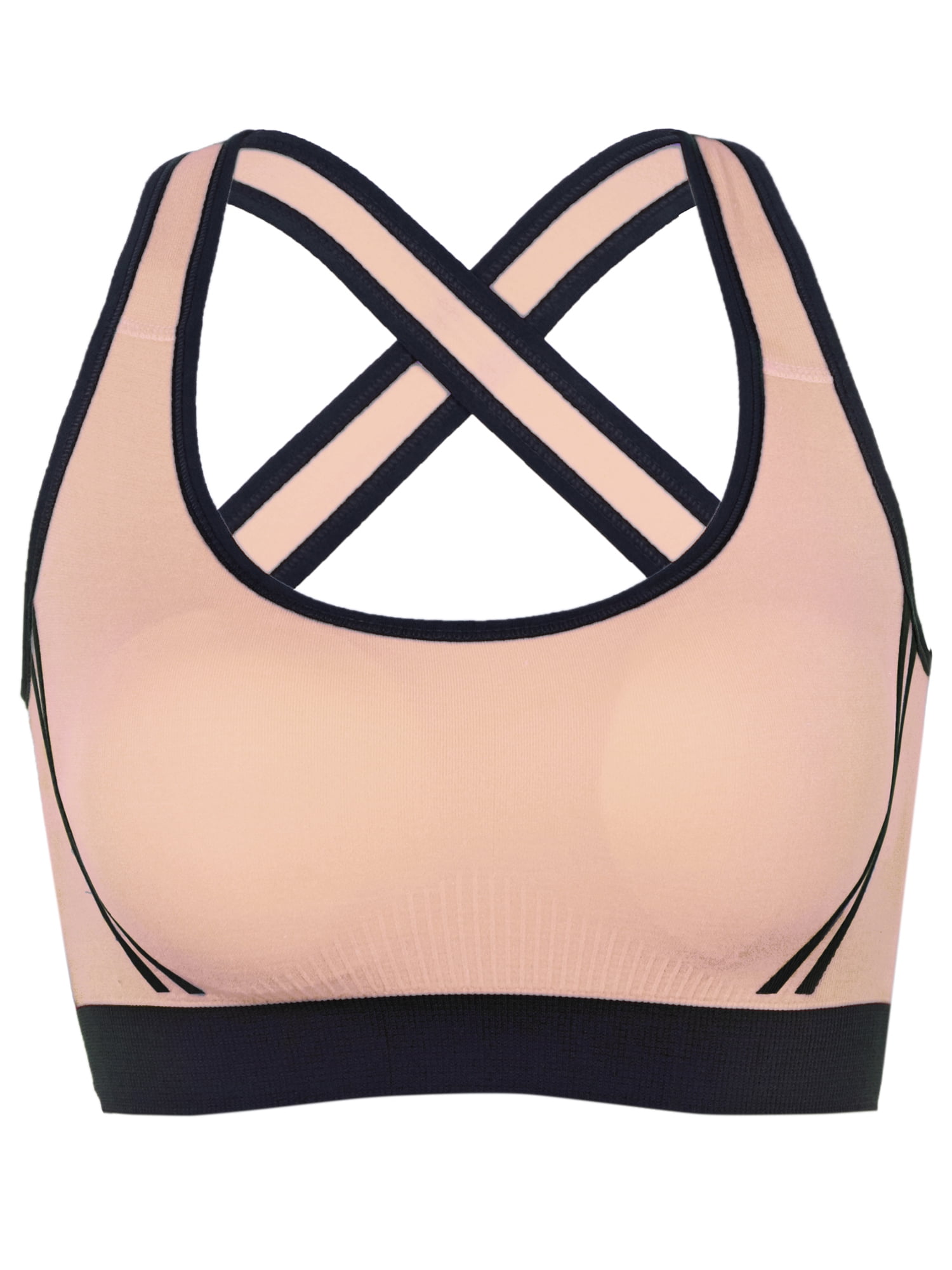 DODOING Fashion Sports Bras with Removable Pads Push up Fitness Workout