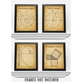 thumbnail image 5 of Math Art Prints - Archimedean Spiral, Euler's Formula, Fibonacci Golden Spiral, Pythagoras Theorem - Set of Four Gallery Wall 8x10 Unframed - Geometry Wall Decor & Math Poster, 5 of 10