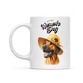 thumbnail image 2 of Happy Women's Day Rhodesian Ridgeback Sunflower Vintage Proud Mom Mug Ridgebacks Dog Lover Gifts Coffee Tea Cup - 02030, 2 of 4