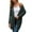 DarkGrey, variant on YOGAFOX Women's Fall Lightweight Open Front Cardigan Long Sleeve Button Down Loose Outwear with Pockets S-XXL