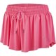 thumbnail image 1 of Pantalones cortos 2 en 1 fluidos para correr para mujer Gimnasio Yoga Atlético Mujer Entrenamiento Biker Spandex Lounge Sweat Falda Verano (rosa melocotón) Feliz Sencillez, 1 of 4