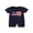 Slateblue, variant on Newborn Baby Boy Girl 4th of July Outfit Summer Clothes Infant Baby Patriot Independent Day Clothes Waffled Stripes Romper Short Sleeve American Flag Embroidery Jumpsuit Bodysuit Playsuit