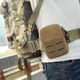 thumbnail image 3 of bolsa al aire libre Mini riñonera Molle médica para exteriores paquete de almacenamiento de herramientas de primeros auxilios café Barbie Nuevos Originales, 3 of 8