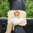 thumbnail image 4 of Car Accessories Ornaments Decompression Small Flower Car Tissue Box Drawer Box Car Interior Decoration Supplies, 4 of 6