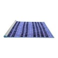thumbnail image 2 of Ahgly Company Machine Washable Indoor Rectangle Oriental Blue Traditional Area Rugs, 8' x 10', 2 of 4