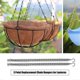 thumbnail image 3 of Paquete de 6 cadenas colgantes, cadena de repuesto resistente para colgar de 50 cm, colgador de plantas de jardín de 3 puntos para exteriores, 3 of 5