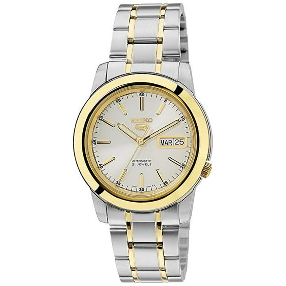 Seiko Series 5 Automatic White Dial Men's Watch SNKE54