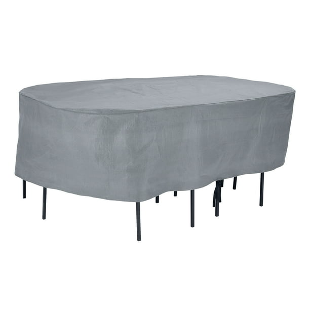 Mainstays 88 X 58 23 Gray Oval Patio Furniture Set Cover Com - Large Patio Table Cover Round Mainstays 88 X 58 23 Gray Oval Patio Furniture Set Cover Com - Large Patio Table Cover Round