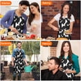 thumbnail image 6 of Spooky Halloween Pattern Apron-Garden Aprons for Women with Pockets-Cotton Linen Waterproof Kitchen Cooking Gardening Aprons Adjustable for Kitchen,Cooking,BBQ and Salon 33"x27", 6 of 7