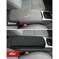 thumbnail image 7 of KBH Center Console Cover for 2004-2009 Toyota Prius Accessories, Car Middle Console Lid Armrest Cover, Leather Anti-Scratch Cushion Pad, Black, 7 of 7