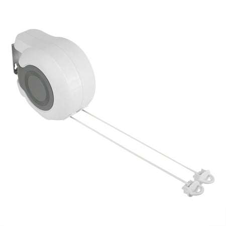 

Zyyini 13m Wall-Mounted Retractable Double Clothes Drying Line Indoor Outdoor Washing Landry Tool Drying Clothes Line Drying Clothes Line